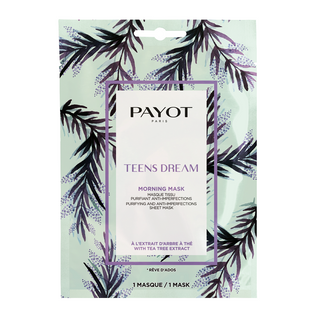Payot, 틴즈 드림 화이트 티 추출물 퓨리파잉 시트 마스크 페이스 모닝 19g