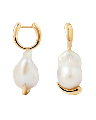 Pdpaola Luxury Orecchini with baroque pearl La Perla Marea ARB1-G53-U