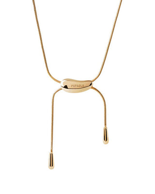 Pdpaola Luxury gold-plated Rodeo Slider Collana CO01-B23-U