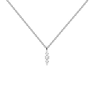 Pdpaola Delicata Collana In Argento Gala Vanilla Co02-675-U (Catena, Pendente)