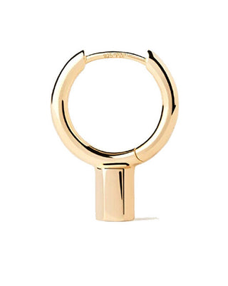 Pdpaola Detroit Essentials Gold Plated Single Orecchino PG01-271-U