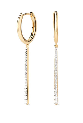 Pdpaola Orecchini Ovali Placcati Oro Fine Olga Hoops Essentials Ar01-C88-U