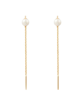 Pdpaola Gold-plated chain Orecchini La Perla LYRA ARB1-G57-U
