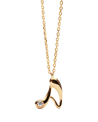 Pdpaola Gold-plated Collana letter "A" Initial CO01-B74-U (chain, Ciondolo)