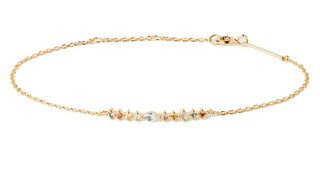 Pdpaola Bracciale Placcato Oro Con Zirconi Colorati Lotus Colors Pu01-845-U