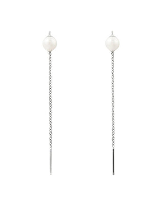 Pdpaola Silver chain Orecchini La Perla LYRA AR02-G57-U