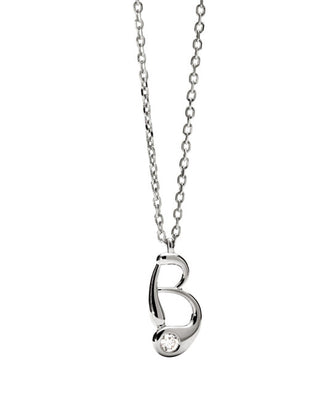 Pdpaola Silver Collana letter "B" Initial CO02-B75-U (chain, Ciondolo)