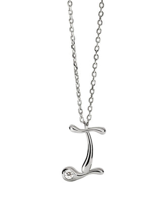 Pdpaola Silver Collana letter "I" Initial CO02-B82-U (chain, Ciondolo)