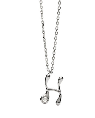 Pdpaola Silver Collana letter "H" Initial CO02-B81-U (chain, Ciondolo)