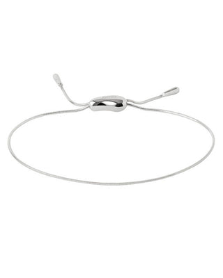 Pdpaola Silver Rodeo Slider Chain Bracciale PU02-987-U