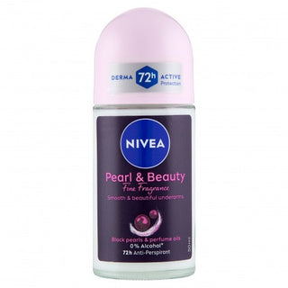 Nivea Pearl & Beauty - Deodorante Roll-On 50 Ml - Antitraspirante 72H