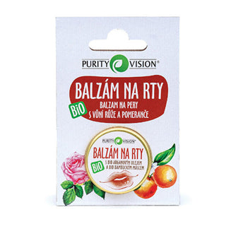 Purity Vision Balsamo Labbra Bio Nutriente Al Profumo Di Rosa E Arancia 12 Ml