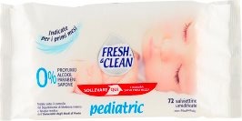 Fresh&Clean Toalhetes Pediátricos 72 Unid. 