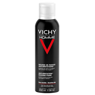 Vichy Schiuma Da Barba Per Uomo Per Pelli Sensibili E Irritate Homme (Schiuma Da Barba) 200 Ml