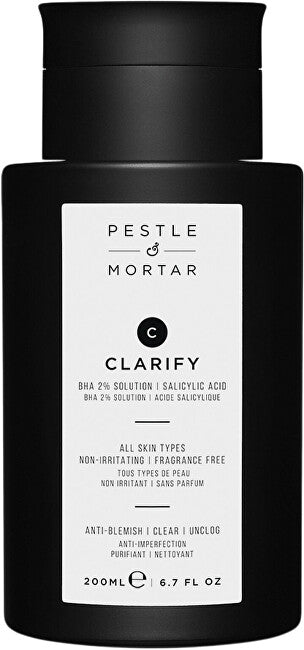 Pestle & mortar Tônico de pele com ácido salicílico (Clarify) 200 ml