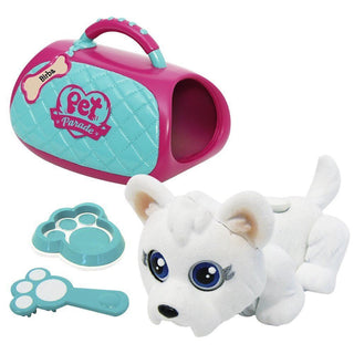 Pet Parade Kit de Transporte, Acessório para Filhotes, Figuras Colecionáveis, Branco, para Meninas, 3+ Meses