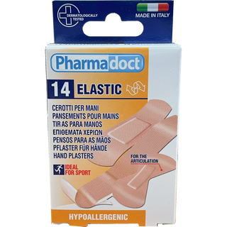 Pharmadoct Mano in Tessuto Elastico Assortiti 14 pezzi — Cerotti