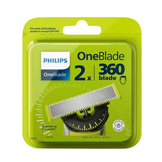 Philips Lame Di Ricambio Per Il Viso Oneblade 360 Qp420/50 2 Pezzi