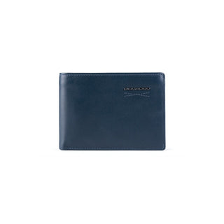 Piquadro, portafoglio in pelle, sottile, PU4823W110R, blu navy, da uomo