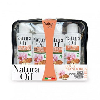 Natura Oil Pochette Viaggio Mandorla Mini Size 4 X 100 Ml