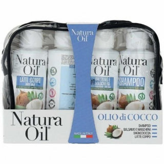 Natura Oil Pochette Viaggio Olio Di Cocco Mini Size 4 X 100 Ml