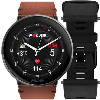 POLAR IGNITE 3 Titanium Brown M/L Set regalo + strap