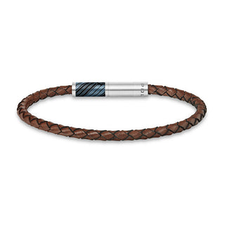 Police Elegante Bracciale In Pelle Plaint Peagb0033205