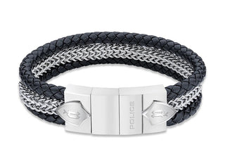 Police Bracciale In Pelle Alla Moda Per Uomo Lance Peagb2119801