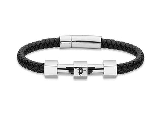 Police Modern men´s leather Bracciale PEAGB211962 - Length: 19 cm