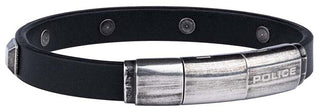 Police Modern men's leather Bracciale 26344BLSB/02