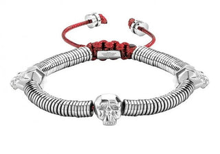 Police Elegante Bracciale Da Uomo Con Perline In Acciaio Pj26553Bss.03