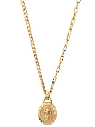 Police Stylish gold-plated Collana Skull PEAGN2212111