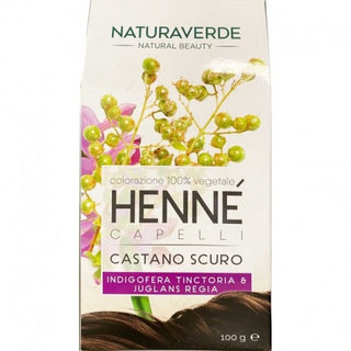 Naturaverde Pó Corante Capilar Cor Castanho Escuro 100 Gr 