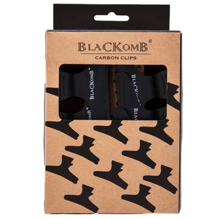 Poniks Blackomb Carbon Clips 6 pezzi, nero