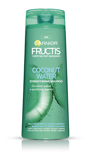 Garnier Strengthening shampoo per oily hair roots Coconut Water (Strengthening Shampoo) - Volume: 400 ml