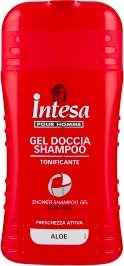 Intesa Per Uomo, Doccia Gel Shampoo Tonificante Con Aloe Vera 250 Ml