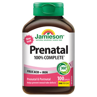 Jamieson Prenatal multivitamin 100 tablets
