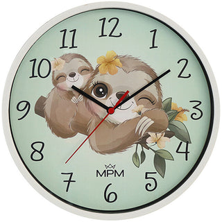 Mpm Quality Horloge murale pour enfants Sloth E01M.4267.00 