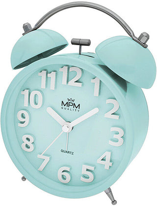 Mpm Quality Sveglia Analogica In Metallo Mpm Happy Morning - Azzurro C01.4056.31