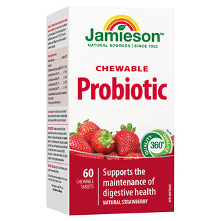 Jamieson Probiotic lozenges con strawberry flavor 60 compresse