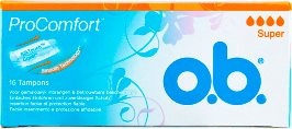 O.B. Procomfort Super Flussi Intensi 16 Assorbenti Interni