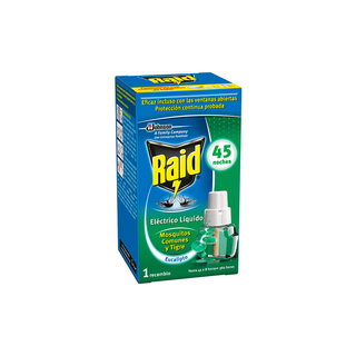 Raid Ricarica Mosquito Protection Eucalyptus 45 notti — Ricarica repellente