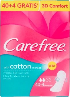 Carefree Proteggi Slip Anatomici Scatola 44 Salva Slip
