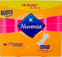 Nuvenia Protege-Slip Anatómico Uso Diário 52 Unid 