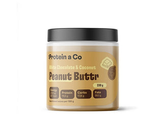 Protein a co Peanut cream with white chocolate and coconut 330 g