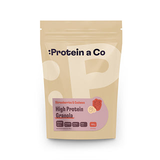 Granola high protein - Strawberries e cashews 400 g