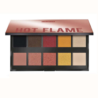 Pupa Палитра теней для век Make Up Stories 002 Hot Flame 10 оттенков 18 г