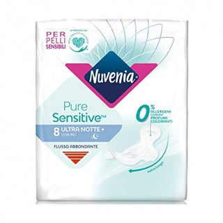 Nuvenia Pure Sensitive Ultra Noite Com Asas 8Un 