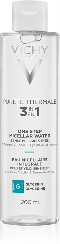 Vichy Pureté Thermale acqua micellare minerale per pelli sensibili 200 ml
