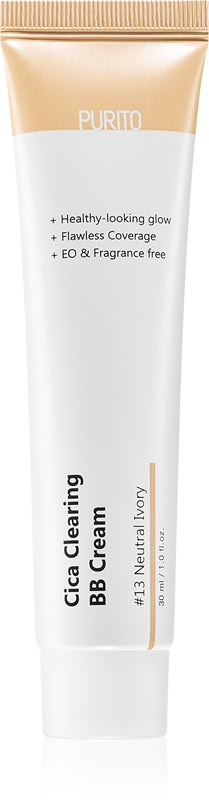 Purito Cica Clearing BB cream with UVA and UVB filters color 13 Neutral Ivory 30 ml